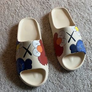 Elmo yeezy slides